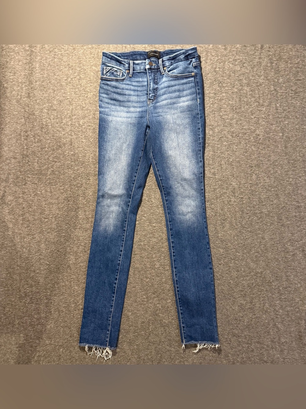 Buckle Black Skinny Jeans Womens 28x32 (fit 29x33) blue Fit No 75 High Rise Nice